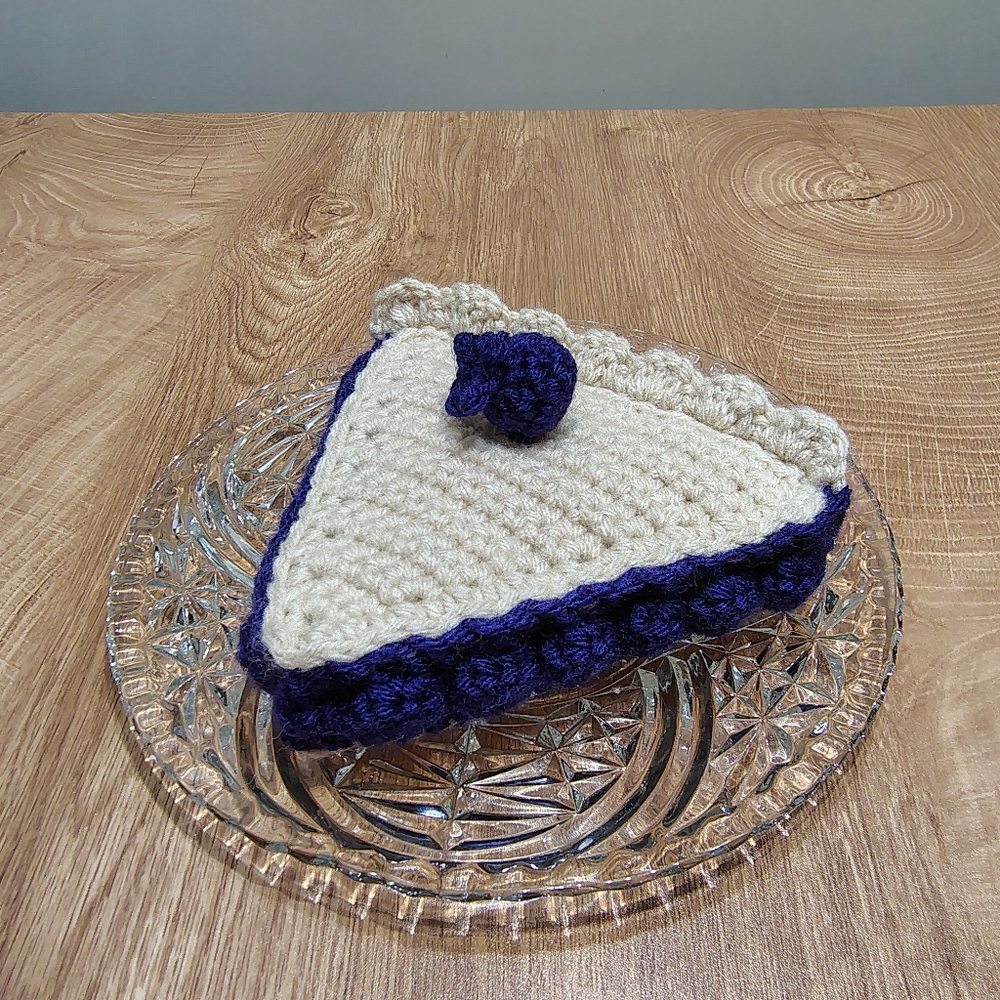 Handmade Blueberry Pie Slice 🫐 🥧- Last One!